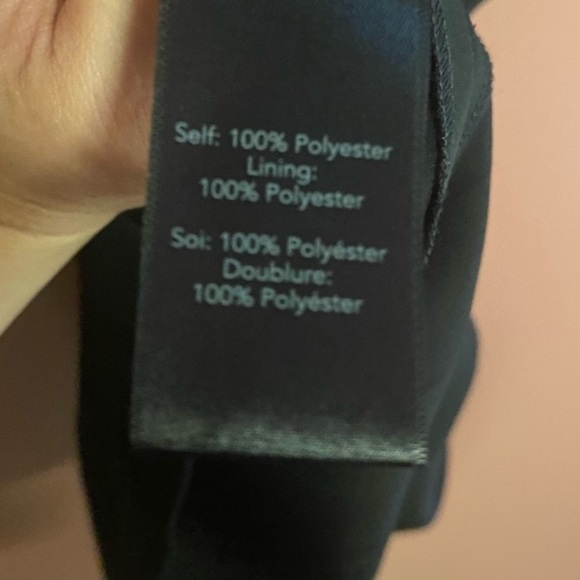 🖤Mika Mindel,Naomi Noir Tie-Waist Dress, UNIQUE Zipper POCKETS, EUC,size 4 - Picture 6 of 15